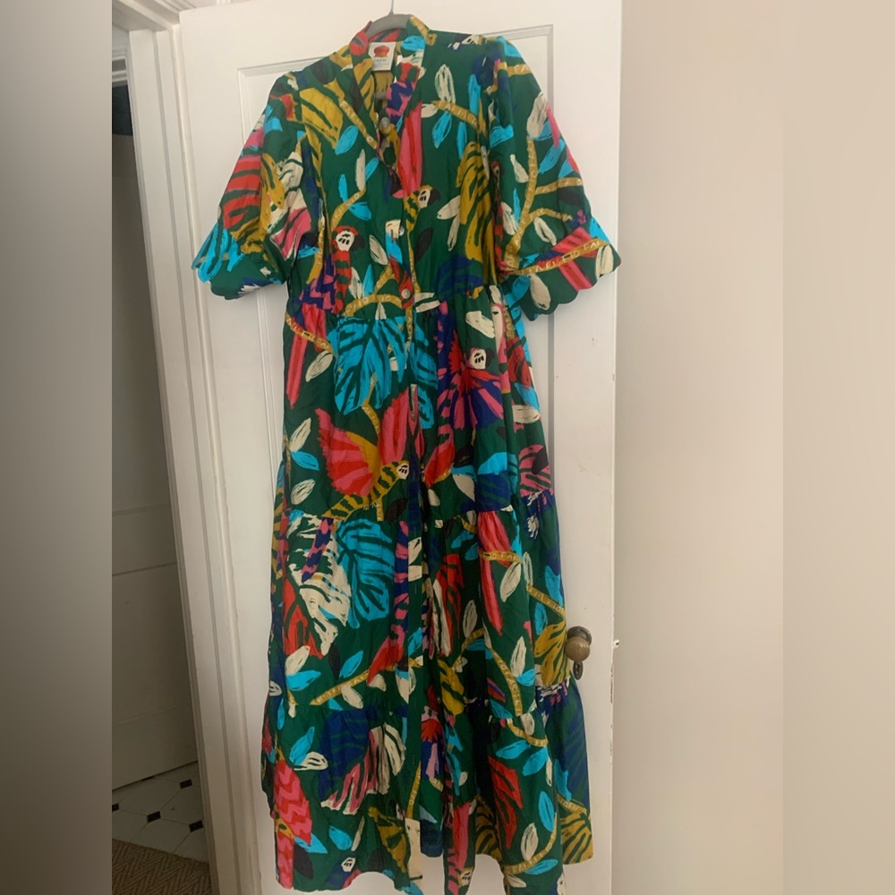 Farm Rio tropical print maxi from Anthropologie in xl.